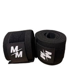 Knee wraps / vendas para rodillas MM - Negro/Blanco