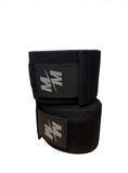 Knee wraps / vendas para rodillas MM - Negro/Gris