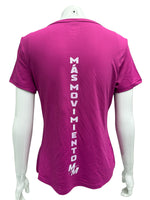 Polera mujer deportiva más movimiento Fucsia