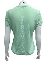 Polera mujer deportiva más movimiento Verde agua