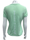 Polera mujer deportiva más movimiento Verde agua