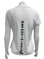 Polera mujer deportiva más movimiento Blanco
