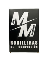 Rodilleras de Compresión 5mm, Negro logo Blanco